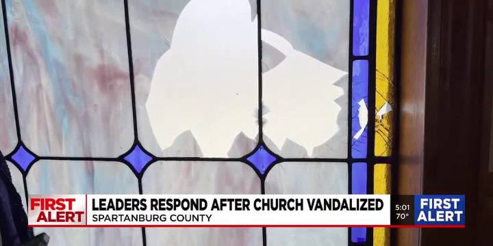 Leaders respond after church vandalized