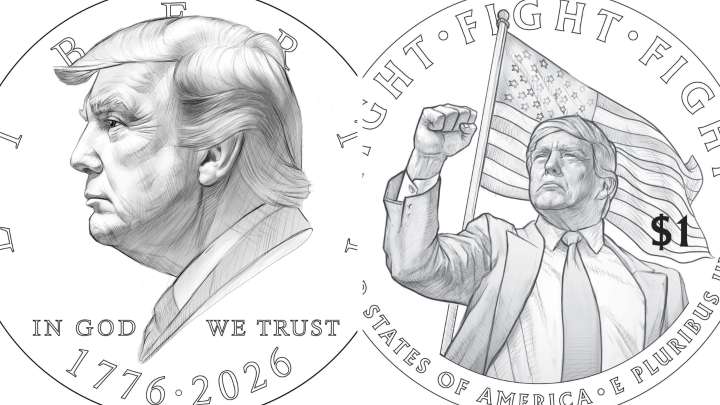 Trump face coin considered for U.S. anniversary: Treasury