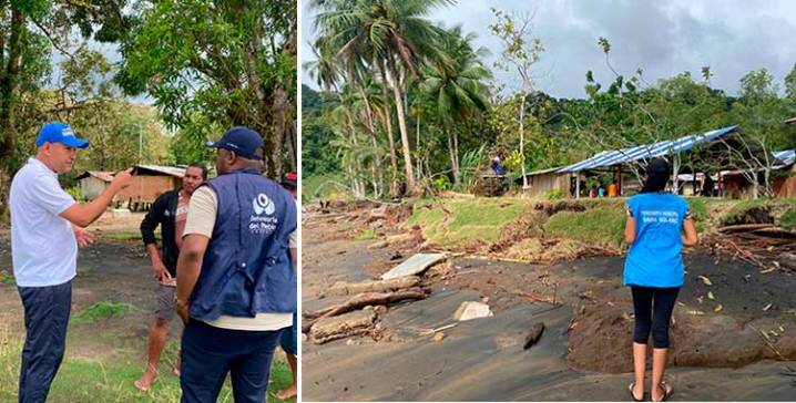 El mar se está llevando a Nabugá, corregimiento de Bahía Solano
