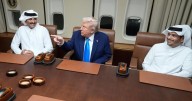 Trump meets with Emir of Qatar and PM during stop on his way to ASEAN