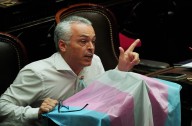 “Narco Airlines”, la remera con la que volvió a sorprender el diputado Paulón para dejar en ridículo a Espert