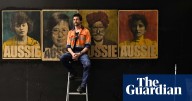 At anti-immigration marches, Peter Drew spreads his renowned ‘Aussie’ posters – and waits