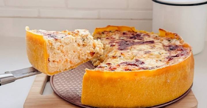Cómo hacer esta tarta con masa y relleno de calabaza