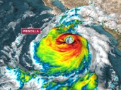 Ciclón 'Priscilla' pierde fuerza y se degrada a huracán categoría 1