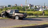 Aparatoso choque de camioneta contra palmera causa daños materiales en Lomas de San Isidro, en Culi…