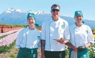 Alumnos del Instituto de Gastronomía de Trelew cocinaron en Trevelin