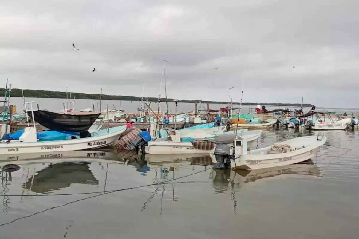 Frente frío paraliza economía de miles de pescadores en Lázaro Cárdenas