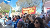 Los videos de las protestas y los incidentes en la visita de Javier Milei en Santa Fe: hay al menos cuatro detenidos
