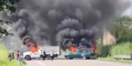 Reportan enfrentamientos, bloqueos y quema de vehículos en Chiapas tras operativo en tres municipios