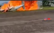 Piloto y copiloto murieron en accidente aéreo en Táchira (Video)