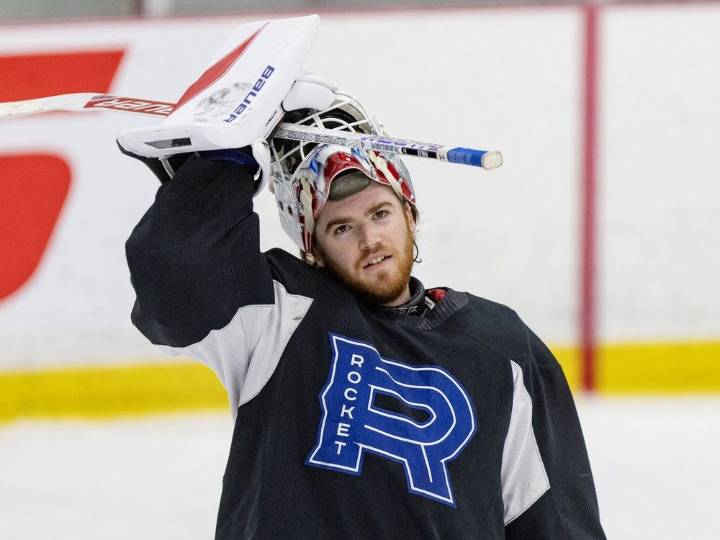 Netminder Jacob Fowler building toward NHL liftoff with Rocket