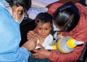 Bajas coberturas de vacunación regular ponen en peligro a niños, gestantes y adultos mayores