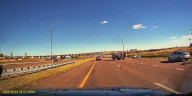 SB Powers down to one lane in north Colorado Springs after rollover crash