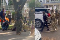 US citizen suffers broken ribs after Border Patrol agents drag him out of car while driving into blocked off street in immigration operation during Chicago children's Halloween parade