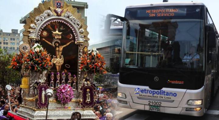 Metropolitano cambió sus rutas por procesión del Señor de los Milagros: ATU publicó los desvíos