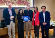 Entregan reconocimiento en Expo FOREDE a estudiantes que ganaron en el certamen internacional “Expociencies International Abu Dhabi 2025”