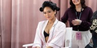 Suni Lee Wears PINK Bra Set at the Victoria's Secret Fashion Show