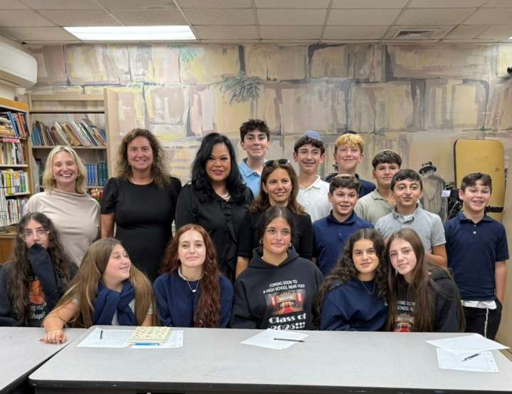Eighth-grade students at Jewish Foundation School connect with Holocaust survivors through ‘Names, Not Numbers’