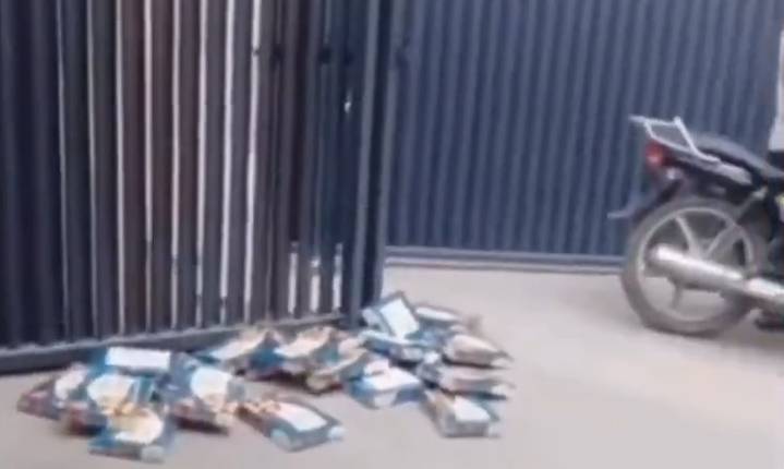 Diwali Gift Gone Wrong? Employees Throw Soan Papdi Boxes At Haryana Factory Gate: Watch Video