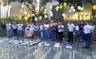 Familiares y activistas participaron en oración por libertad de presos políticos
