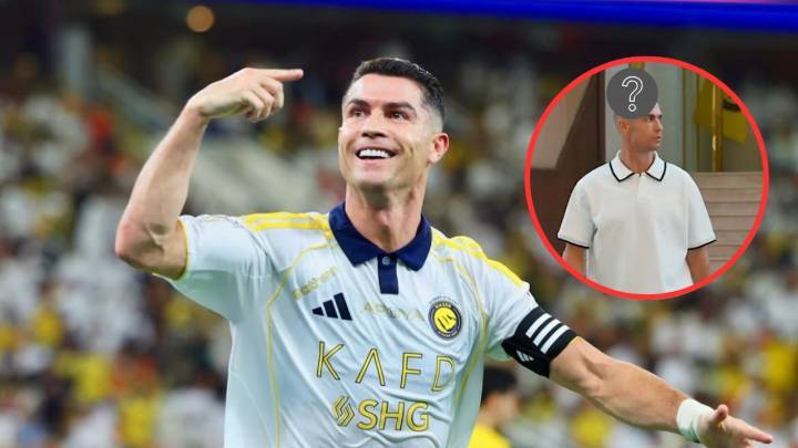 Cristiano Ronaldo sorprende con nuevo look en el entrenamiento del Al