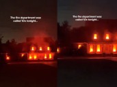 Decoración de Halloween con luces y humo confunde a vecinos en Carolina del Sur