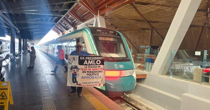 “Mi objetivo es entregarle en manos del expresidente”: Lord Molécula no se rinde y lleva su “tesis aprobada” a AMLO hasta Chiapas
