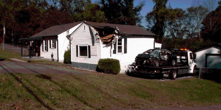 Homeowner uninjured after car crashes through roof of Nashville home: 'I was being watched over'