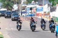 Importante operativo en Paraná por la llegada de Javier Milei: video y fotos