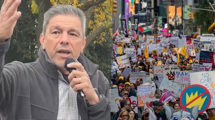 Protester calls for violence against ICE agents at Chicago rally
