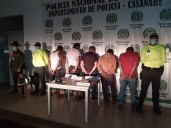 En allanamientos en Villanueva capturaron a cinco sujetos señalados de comercializar estupefacientes