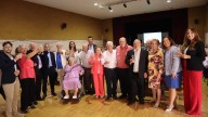 400 personas en Güéjar Sierra para conmemorar el Día del Mayor y celebrar cinco Bodas de Oro