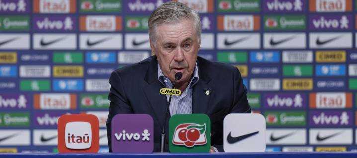 Para Ancelotti la prioridad de Brasil es "ganar y jugar bien"