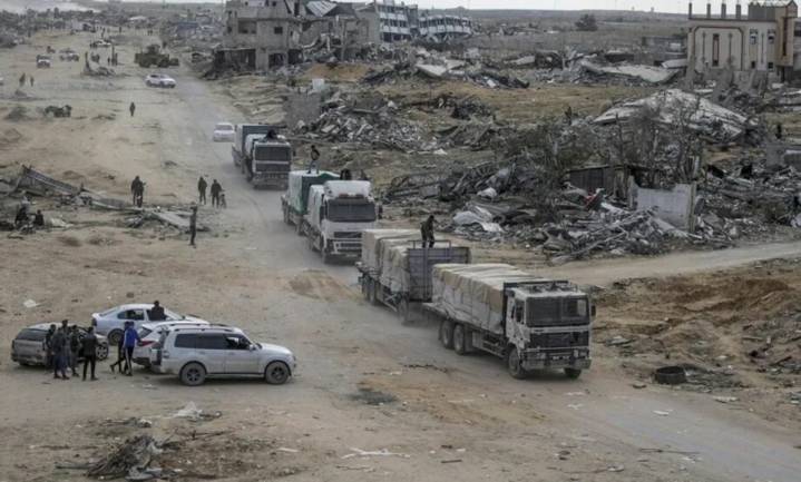 Comienza ingreso masivo de ayuda humanitaria a Gaza