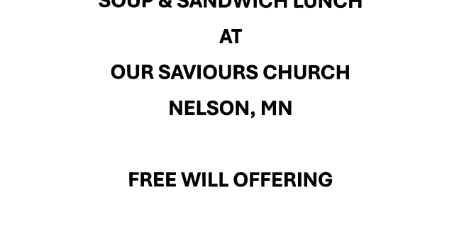Soup & Sandwich Lunch