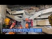 Dozens of students missing after at least 6 killed, about 100 injured in Indonesia school collapse