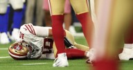 Mac Jones returns after 49ers QB appears to hurt his left knee against Rams