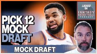 Fantasy Basketball Mock Draft Pick 12 | Building Around Karl-Anthony Towns