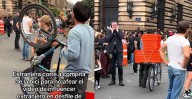 VIDEO: extranjeros retiran a mexicano durante el desfile de alebrijes en CDMX
