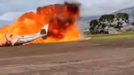 Plane Crashes Moments After Take-Off In Venezuela, Bursts Into Flames