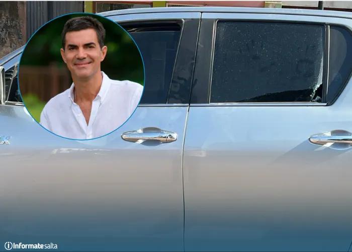 Balearon la camioneta del exgobernador y candidato Juan Manuel Urtubey durante la campaña