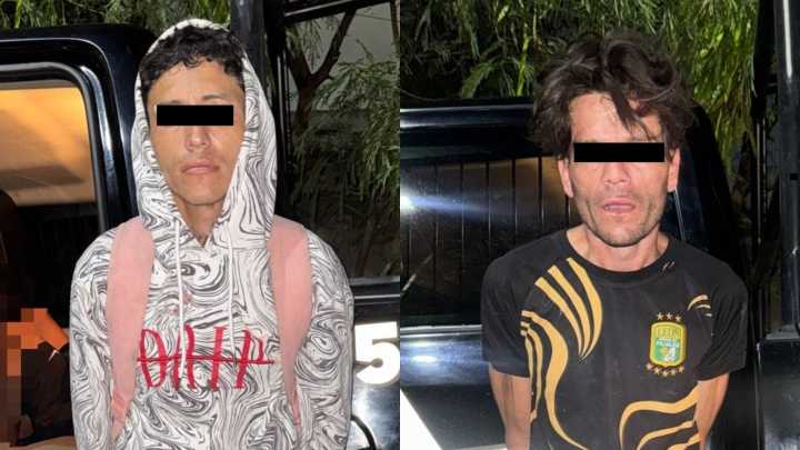 Detienen a Dos Hondureños Tras Ser Captados Asaltando a un Hombre en Monterrey, Nuevo León