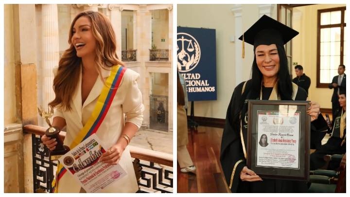 Kimberly Reyes y su mamá recibieron importante título en el Congreso de la República de Colombia