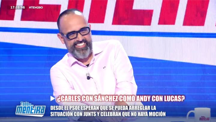 Pablo Echenique cuenta su revancha cuando lo usaban de "perchero" y hace reír a Risto Mejide