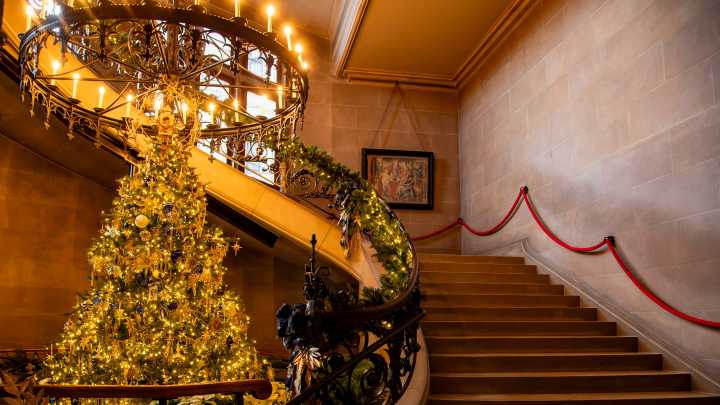 See the Biltmore Estate team raise the 2025 Christmas…