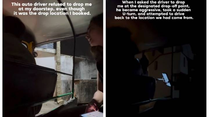 Bengaluru woman claims auto driver tried to hit her after argument, shares video