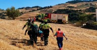 Rescatan a una mujer tras sufrir un accidente de parapente en Montecorto