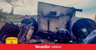 Rápido accionar Bomberos sofocaron incendio sobre residuos