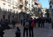 Graves disturbios por la presencia de La Falange en Vitoria con una veintena de heridos y 17 detenidos