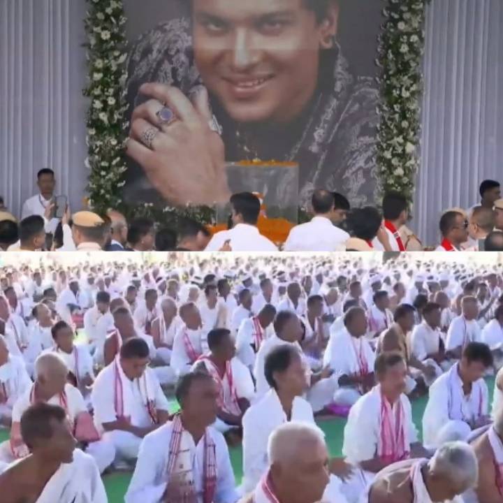 Thousands Gather at Jorhat Stadium for Zubeen Garg’s 13th Day Adyashraddha